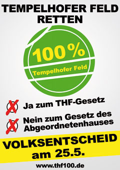 Ja zu 100% Tempelhofer Feld