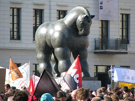 Botero-Statue am Pariser Platz