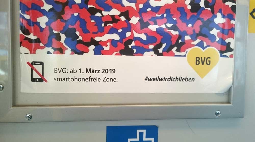 BVG-Plakat