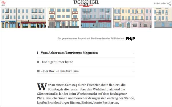 Screenshot Tagesspiegel